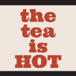 The Tea Is Hot emoji