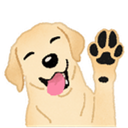 Dog Wave emoji