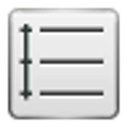 Format Line Spacing emoji