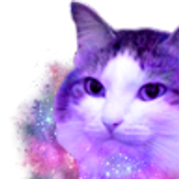 Galaxy Cat Stare emoji