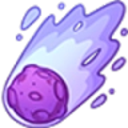Purple Comet emoji