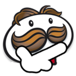 Mustache Think Pose emoji