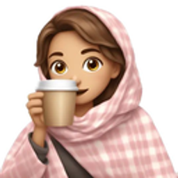 Woman Cozy Hug Mug emoji
