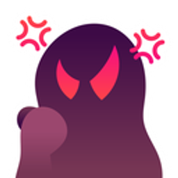Shadow Anger Fist emoji
