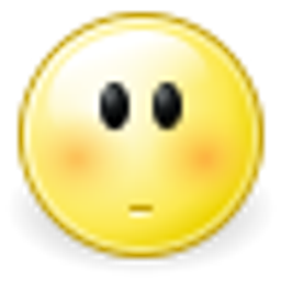 Embarrassed emoji