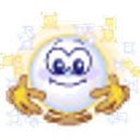 Winking Crystal Ball emoji