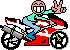 Motorcycle Peace emoji