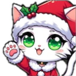 Kittensanta3q emoji