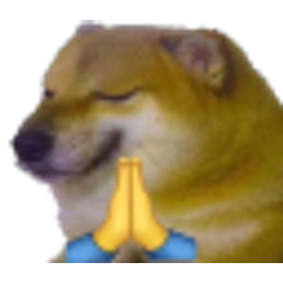 Cheems Pray emoji