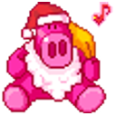 Santa Pig emoji