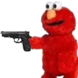 Elmo Has A Gun emoji