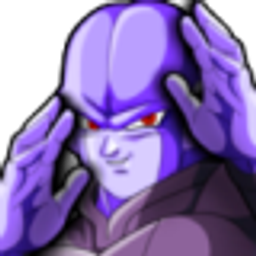 Purple Alien Focus Glow emoji