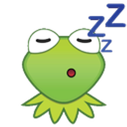 Kermit Sleep emoji