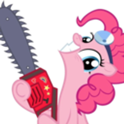 Pinkiepie Chainsaw emoji