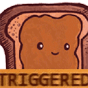 Triggeredbread emoji