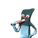 Gumby Smoke emoji