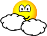 Partly Cloudy Emoticon emoji