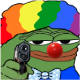 Pepe Clown Gun emoji