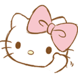 Pink Hkitty emoji