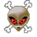 Alien Skull Bones emoji