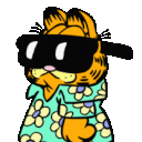 Garfield Cool Guy emoji