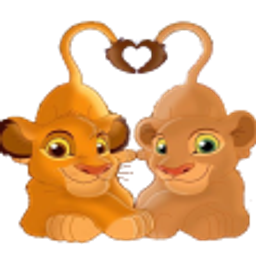 Lion Love emoji