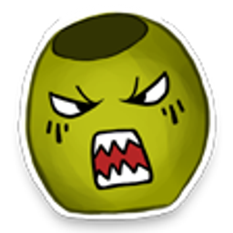 Angry Olive emoji