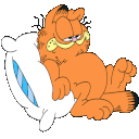 Garfield Tired emoji
