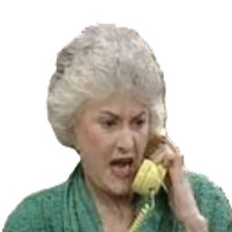 Golden Girls Dorothy Not Have A Nice Day emoji