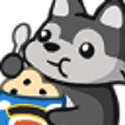 Wolfy Eat emoji
