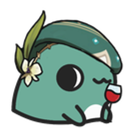 Cute Seal Drink Joy emoji