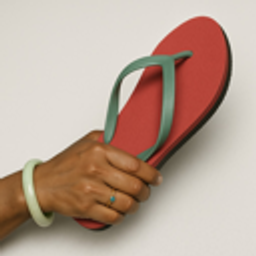 Hand Holding Flipflop emoji