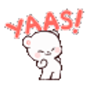 Kitty Yaas emoji