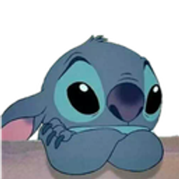 Sad Stitch E emoji