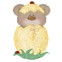 Easter Teddy Bear emoji