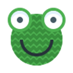 Knitted Frog emoji