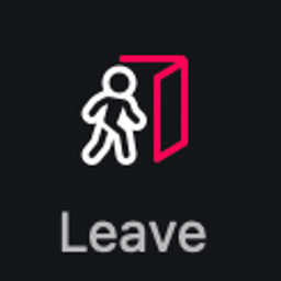 Zoom Leave emoji