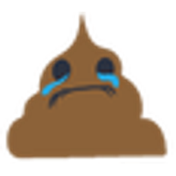Poopcry emoji