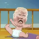 Baby Trump Tantrum emoji