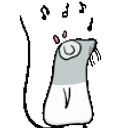 Mouse Singing emoji