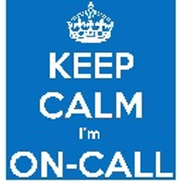 Keep Calm Im On Call emoji
