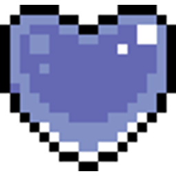 Silvercrystalheart emoji