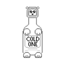 Cold One Polarbear emoji