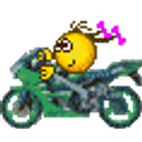 Motorcycle Girl emoji