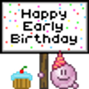 Early Birthday emoji