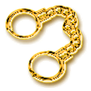 Gold Handcuffs emoji