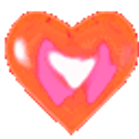 Orange Heart emoji