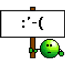Cry Sign emoji