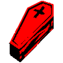 Red Coffin emoji