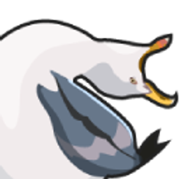 Gull Gasp emoji